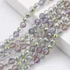 Joyería Hecha a Mano Accesorios DIY Cuentas Sueltas de Cristal Al por Mayor 6-10mm Chapado 96 Caras Cuentas de Tierra Cuentas de Cristal Disco
