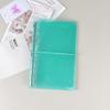 Ppa6a7 Transparente M5 Folhas soltas Manual Livro Ins Diário portátil do aluno Caderno Sub-shell Bolsa de armazenamento Conjunto de cartões