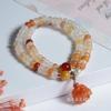Pulsera de Cuentas de Calabaza de Jade Dorado de Xinjiang Pulsera Duobao de Calabaza de Bambú de Jade Transmisión en Vivo Punto Liberación Rápida