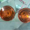 Motocicleta, Veículo Elétrico, Luz de Seta Dianteira para Triciclo, Capota de Chuva, Capota de Plástico, Veículo a Bateria para Entrega Expressa Tipo Dividido 12V 48V 60V