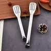 Pinzas para Alimentos de Acero Inoxidable al por Mayor Personalizadas, Pinzas para Pan y Verduras, Pinzas para Bistec Frito y Barbacoa