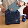 Bolsa de Almuerzo Personalizada de Oso, Bolsa de Hielo Portátil Engrosada Aislante, Aislante Térmico, Bolsa Caja de Almuerzo Impermeable de Papel de Aluminio para el Trabajo y la Escuela