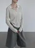 Camiseta tipo polo de punto entallada con cuello en V, indispensable para el commute de Taochuan, para mujer, Otoño 2026, Suéter versátil YL119