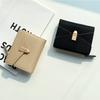 Moda Coreana Billetera Pequeña Plegable INS Billetera Corta con Hebilla para Mujer Simple Multitarjeta Cierre de Cremallera Monedero Transfronterizo