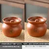 Panela de Cerâmica com Tampa para Cozinhar Sopa Lentamente, Panela de Ensopado com Vedação de Água, Panela de Sopa para Uso Doméstico, Lanche Shaixian, Jiangxi, Panela de Barro para Porção Individual
