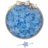 15x 14mm Cuentas de Vidrio Estrella de Mar Costera para Pulsera Collar Hecho a Mano con Agujero Recto