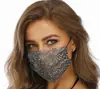 Mascarillas Transfronterizas Europeas y Americanas para Mujer con Diamantes, Mascarilla de Diamante Transpirable Estilo Celebridad de Internet Europea y Americana, Decoración Moderna y Personalizada
