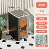 Cubo de basura doméstico, cesta estrecha para toallas de papel, especial para baño y aseo, con tapa, gran capacidad, adecuado para sala de estar y cocina