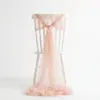 Gasa para Respaldo de Silla de Boda al Aire Libre, Gasa Suiza, Gasa para Decoración de Silla de Banquete de Boda, Gasa de Malla Multicolor al por Mayor, Cortinas de Gasa al por Mayor