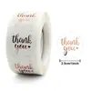 Gracias Pegatina de Gracias Palabra Bronceada Pegatina de Regalo Pegatina Decorativa para Empaque de Dulces Etiqueta Adhesiva Pegatina de Sellado