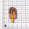 Accesorios de Resina Dibujos Animados DIY Color Sólido Fruta Helado Crema Pegamento Funda de Teléfono Pasador Llavero Materiales Hechos a Mano
