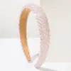 Faixa de Cabelo Fashionável Colorida Dopamina com Cabeça de Cristal Estilo Novo Transfronteiriça para Mulheres, Acessórios de Cabelo Criativos Exquisitos e Versáteis para Celebridades da Internet