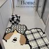 Tapete de Puerta de Entrada de Gato Lindo, Tapete de Puerta de Bucle de Alambre, Tapete de Puerta de Entrada, PVC Antideslizante, Alfombra de Felpudo Personalizable