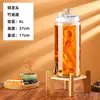 Botella de Vino Cilíndrica Delgada, Botella de Vidrio Espeso sin Plomo, Botellas de 2.5 kg a 15 kg, para Ginseng, Cuerno de Ciervo, Hierbas Medicinales, Vino de Frutas