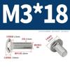 Pernos de Carruaje 304 M6-M12 Acero Inoxidable Cabeza Semiredonda Cuello Cuadrado Pernos Marco de Puente M4M5M8M10 Pernos de Estructura de Acero