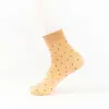 Meias Novas de Veludo Retas Engrossadas com Bolinhas para Primavera Absorventes de Suor Respiráveis Sexy Venda por Atacado de Barracas de Rua