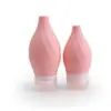 Nova Garrafa Dispensadora de Silicone Rosqueável Simples Estilo Europeu da Amazon, Frasco Conveniente Tipo Squeeze para Artigos de Higiene Pessoal e Perfume de Viagem