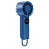 Ventilador de Mano Simple con Pantalla Digital Recargable Simple de Dibujos Animados USB Ventilador de Base Portátil Logo de Regalo Transfronterizo