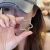 Otoño e Invierno 2023 Nuevos Pendientes Pendientes Mujer Sensación de Alta Gama Elegante Socialité Lujo Ligero Nicho Estilo Pequeño Joyería