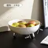 Plato de Frutas para Sala de Estar, Bandeja Expositora de Bocadillos para Mesa de Café en Casa, Modelo Nuevo 2025 Bol para Frutas, Plato de Frutas de Lujo Ligero de Gama Alta, Canasta de Frutas