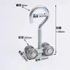 Polea de pista c30 polea colgante accesorios de pista polea colgante de acero inoxidable de alta resistencia guía polea colgante juego completo industrial riel deslizante polea colgante