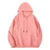 Sudadera Personalizada 100% Algodón 280g Rizo con Capucha a la Altura del Hombro Talla Grande Sudadera Casual Ropa de Trabajo Logo Bordado