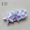 Pinza Coreana Ins Dulce Rosa Estrella de Mar para el Cabello Linda y Exquisita Pinza Lateral Estilo Vacaciones en la Playa Accesorio para el Cabello