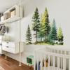 Comercio Exterior Pino Verde Planta Dormitorio Entrada Decoración del Hogar Pegatinas de Pared Autoadhesivas Venta al por Mayor Transfronterizo Hy-L070