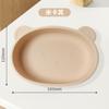 Novos produtos maternos e infantis Ventosa Tigela antiqueda de silicone Urso Ventosa Talheres suplementados com comida para bebês Prato de jantar suplementado com comida para crianças