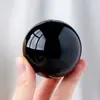 Adornos de Bola de Cristal de Obsidiana Piedra Original Obsidiana Pulida Matriz de Siete Estrellas Piedra de Energía Bola de Feng Shui Regalo de Apertura Venta al por Mayor