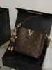 Bolso de cubo popular de moda versátil de gran capacidad para mujer, bolso de mano clásico versátil para mujer, Golden Fox