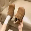 Zapatos de peluche estilo vintage de cobertura total Birkenstock para mujer, Nuevo modelo de invierno 2026, Zapatos peludos de maternidad, Mocasines versátiles, Zapatos de algodón