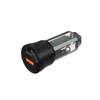 Cargador de Coche de Carga Rápida PD Cargador de Aleación de Aluminio Cubierta Inferior de Metal Doble Puerto Anillo de Acero Cargador de Coche