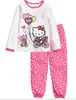 Ropa Nueva de Manga Larga para Niñas y Bebés Oruga Colorida de Dibujos Animados Conjunto de Ropa para el Hogar Pijama K240