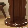 Espejo de Tocador Giratorio, Espejo de Cuerpo Entero de Piso a Techo, Espejo Vertical Móvil para Vestidor de Dormitorio en Casa con Colgador de Ropa Integrado