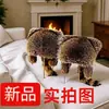 Sombrero de Orejeras de Mapache Pequeño con Ala Grande, Piel Sintética de Mapache, Sombrero Lei Feng Cálido de Invierno para Niños y Adultos, Hace que la Cara Parezca Más Pequeña