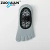 Calcetines de Algodón de Xinjiang de Cinco Dedos Calcetines de Yoga Calcetines Antideslizantes Calcetines Profesionales Deportivos para Fitness Calcetines para Dedos de Pilates Venta al por Mayor para Mujer