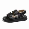 Sapatos Simples para Meninas Primavera e Verão, Sandálias Casuais Simples, Novos Calçados de Velcro para Esportes ao Ar Livre e Praia para Crianças
