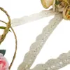 Encaje Blanco Hilo de Algodón Encaje Accesorios Decorativos Fabricante Hecho a Mano DIY Ropa Textil para el Hogar Falda de Muñeca Accesorios de Encaje