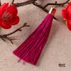 Tapa de peso metálica grande de 8 cm borla borla accesorios para el cabello de niños accesorios de borla colgante marcapáginas borla venta al por mayor