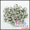 Cuentas planas de 6MM8MM color de retención de alta temperatura color de galvanoplastia vidrio de cristal de alta calidad cuentas de rueda fabricantes soporte pequeño lote mixto