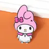 Broches Sanrio macios e fofos, broches de acrílico de desenhos animados, emblemas, decorações para mochilas, pins e acessórios - atacado