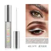 Delineador de Ojos Perlado de Colores Transfronterizo Sombra de Ojos Líquida con Brillo Fino Iluminador de Párpado Inferior Set de Maquillaje de Sirena que Cambia de Color