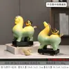 Novo Estilo Chinês, Fique Rico Imediatamente, Decoração de Mesa de Chefe de Escritório, Obtenha Sucesso Imediatamente, Enfeites, Artesanato de Cerâmica Fuma Atacado