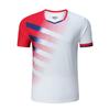 Ropa de bádminton de secado rápido para hombres y mujeres, de manga corta, transpirable, para voleibol, nuevo traje deportivo de tenis de mesa, ropa de competición con logotipo impreso