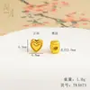 Jane Yue Vietnam alta calidad Sha Jin Jiu no se decolora el lingote de amor de león accesorios diy agujero pasante fábrica al por mayor mujeres