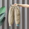 6033 pantalones casuales para niño que combinan con todo, guapos, ropa de primavera para niños, pantalones tobilleros, casuales de primavera y otoño para niños, modernos para bebé