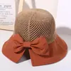 Sombreros de Verano para Mujer, Sombreros de Protección Solar, Sombreros de Sol Transpirables, Sombreros de Punto Versátiles Estilo Coreano, Sombreros de Sol, Sombreros de Pescador Calados, Venta al por Mayor
