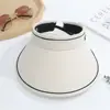 Chapéu de Pescador Estilo Novo 2026 para Mulheres, Chapéu de Sol de Alta Qualidade, Chapéu de Sol Que Faz o Rosto Parecer Menor, Chapéu de Sol de Verão para Viagem ao Ar Livre para Mulheres