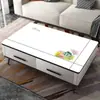 Mantel de Mesa de Cuero Impermeable, Resistente al Aceite, Anti-Escaldaduras, Mantel de Mesa Lavable, Rectangular Lujo Accesible Escandinavo Sencillo Mantel de Mesa de Centro Ins